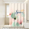 Custom Dye-Sublimation Polyester Shower Curtains