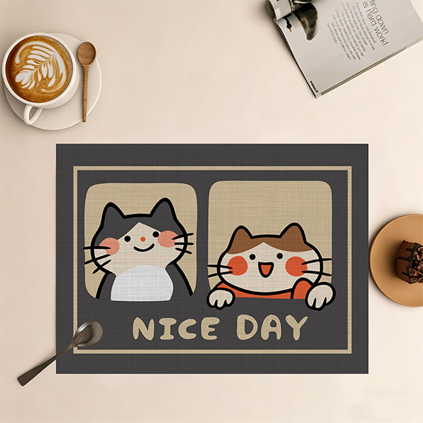 Liquid-Proof PVC Leather Placemats