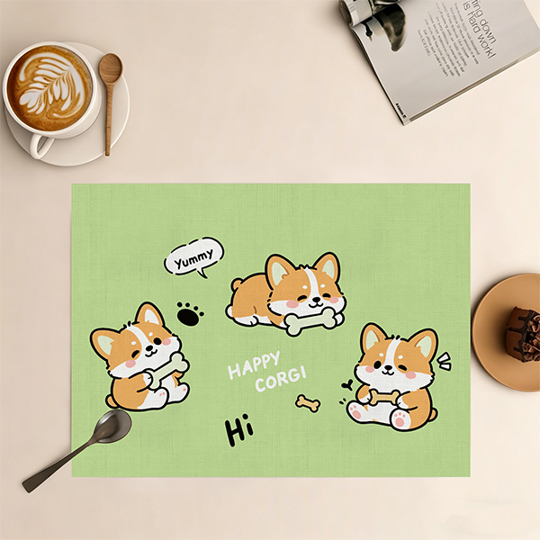 Liquid-Proof PVC Leather Placemats